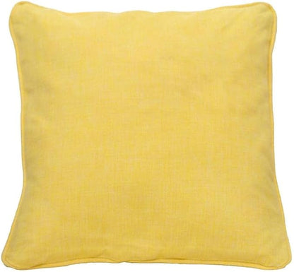 East Green 18 x 18 Waterproof Outdoor Pillow with Insert, Yellow - Premium Olefin Outdoor Accent Pillow for Patio Furniture