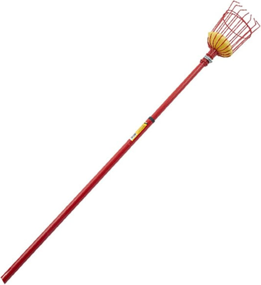 Fruit Picker Pole with Basket Apple Orange Picker Tool Tree Fruit Catcher Fruit Picking Equipment for Getting Fruits Lemons Apples