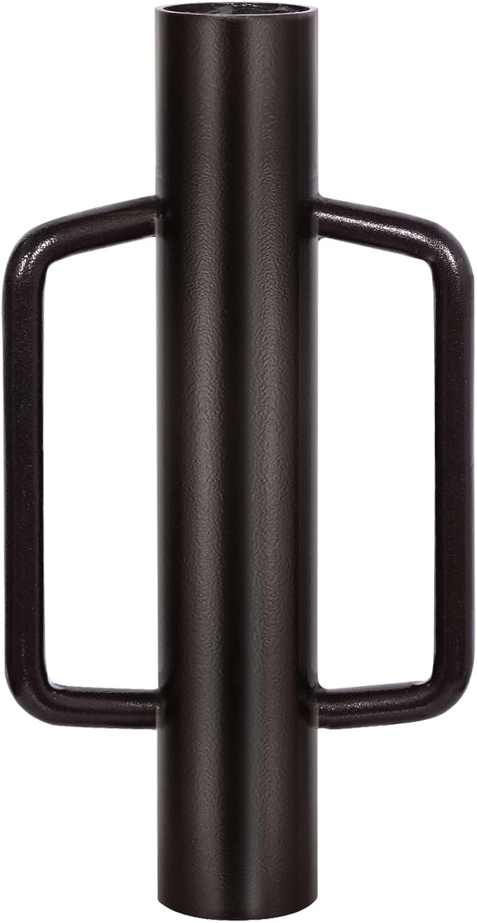 MIXXIDEA 11LB T Post Driver Heavy Duty Fence Post Driver Post Pounder with Handle Steel Post Hole Digger Hand Post Rammer for T-Posts，U Channel,U Fence Post Wooden Post 16.8 Inch