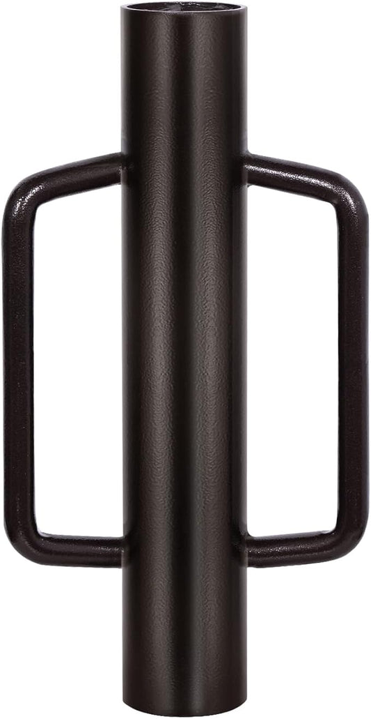 MIXXIDEA 11LB T Post Driver Heavy Duty Fence Post Driver Post Pounder with Handle Steel Post Hole Digger Hand Post Rammer for T-Posts，U Channel,U Fence Post Wooden Post 16.8 Inch