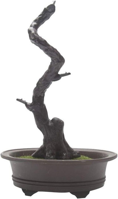 KOET Artificial Bonsai Pine Tree, 11Inch Faux Potted Plant Desk Display Fake Tree Pot Ornaments, Japanese Cedar Bonsai Plant for Home, Office Decoration