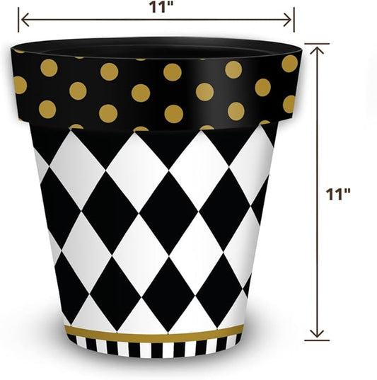 Briarwood Lane Checkerboard Medium Planter