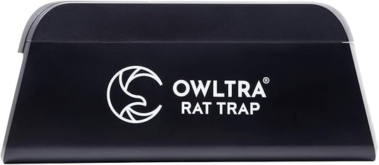 OWLTRA OW-1 Indoor Electric Rat Trap, Instant Kill Rodent Zapper with Pet Safe Trigger, Black, Large