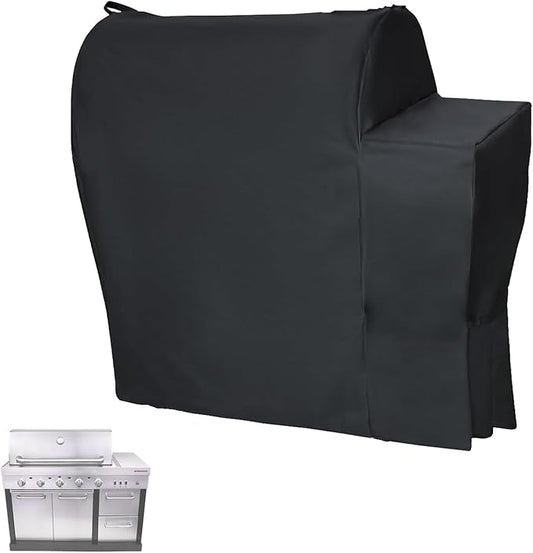 Outdoor Grill Cover for Charbroil Medallion Series Modular Outdoor Kitchen 5-Burner Grill, Waterproof BBQ Griddle Cover for Char Broil Model 463246118,Black