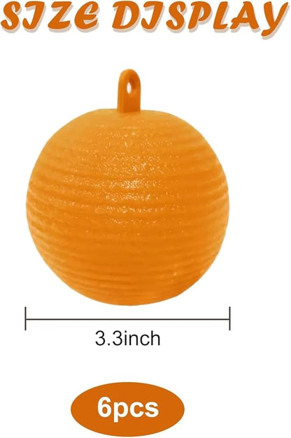 Fly Sticky Ball Fly Trap Outdoor, 6 PCS Fly Traps Ball Indoor, Hanging Sticky Bugs Gnat Ball for Garden Plants Trees Flies Gnat Wasp Bugs