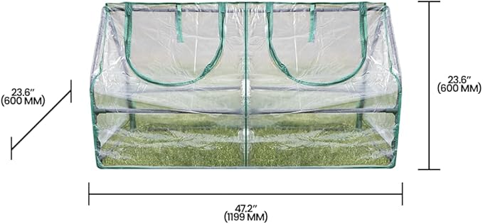 Zenport SH3212A Garden Cold Frame Greenhouse Cloche - 10 Pack