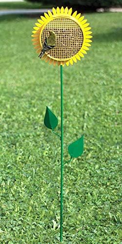 Set of 3 Heritage Farms Cattail Staked Bird Feeders