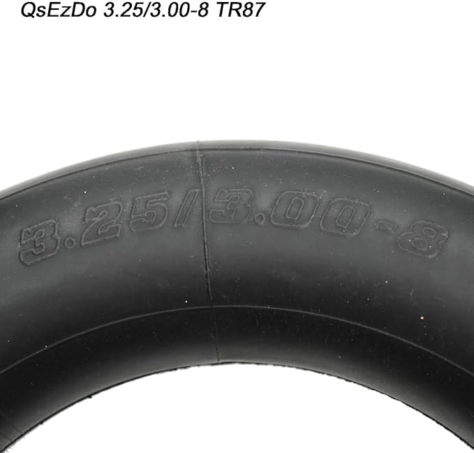 3.25/3.00-8 Inner Tube, with TR87 Bent Valve Stem, work for Wheelbarrow Barrow Sack Truck Trolley Spare Wheel,and more. (3.25/3.00-8 TR87)