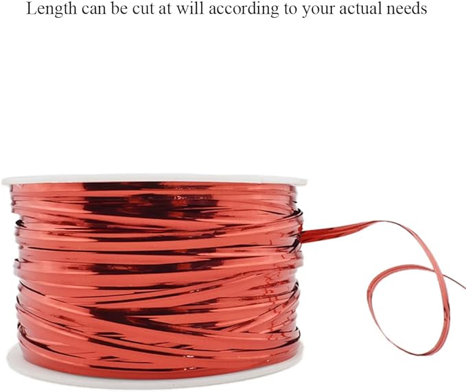 HAHIYO 100Yards/300Feet/91M Red Metal Twist Ties Bread Candy Coffee Bag Ties Plant Garden Twist Ties for Cellophane Treat Bag Gift Wraping Bag Plastic Bag Halloween Party Cake Present Art Craft