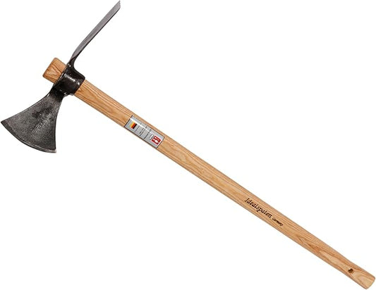 IDEALSPATEN - Made in Germany Since 1899 - Munich Mattock Professional Landscape Mattock for Cutting and Farming 6.75lb - 41.5lb (Munich)#IS420