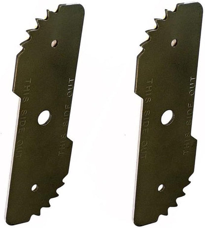 243801-00 2-Pack Edger Blades Replace for EB-007AL EB-007 243801-00 243801-02 40-519 243797-00 Fit for Black and Decker Craftsman LE750 Edge 2-in-1 Landscape Edger CMEED400
