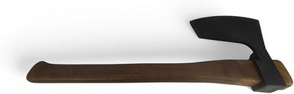 Hand-Forged Hewing Bearded Broad Axe – European Style | Timber Framing, Log Building & Woodworking Tool | Razor-Sharp High-Carbon Steel Blade with Offset Curved Beechwood Handle