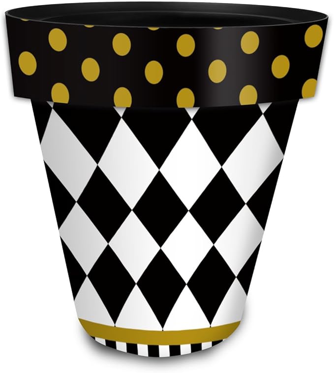 Briarwood Lane Checkerboard Large Planter