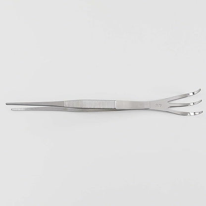 Wazakura 2 in 1 Bonsai Tweezers with Root Rake in Stainless Steel Made in Japan 8.6in (220mm), Professional Bonsai Tool, Japanese Precision Gardening Tongs for Plants
