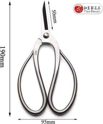 Bonsai Scissors Professional Grade Bonsai Shears Alloy Steel Bonsai Tools Equip With Tool Bag (MT-RBS-190)