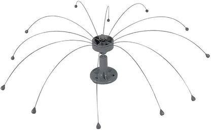 Bird Barrier Daddi Long Legs - 6 Ft | Scare Birds Away with Innovative Bird Spider Design | Bird Deterrent for Outside | Easy Installation on Roofs, Boats & HVAC Units | Durable Stainless Steel/Delrin