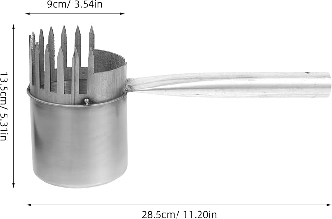 Metal Fruit Picker Tool for Garden Lightweight and Efficient Blueberry and Berry Harvesting Tool and Easy to Use for Home Garden and Orchard