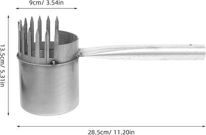 Metal Fruit Picker Tool for Garden Lightweight and Efficient Blueberry and Berry Harvesting Tool and Easy to Use for Home Garden and Orchard