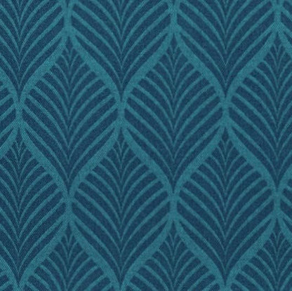 RSH DECOR Deep Seating Cushion with Pillow Back | 23.5” x 25” Seat | Water and Fade-Resistant Spun Fabric | Outdoor Chair Cushion Set for Patio Furniture | Fenbrook Blue