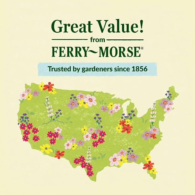 Ferry-Morse Dry Climate Mix Bulk Wildflower Seeds, 1lb