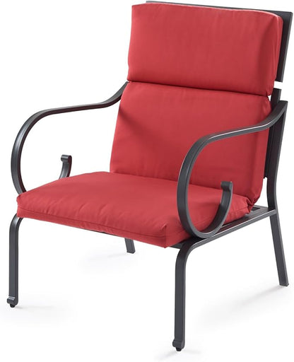 BrylaneHome Universal Chair Cushion - 45.75”L x 22”W x 2.75”H - Patio & Outdoor - Water, Stain & Fade Resistant - Granada