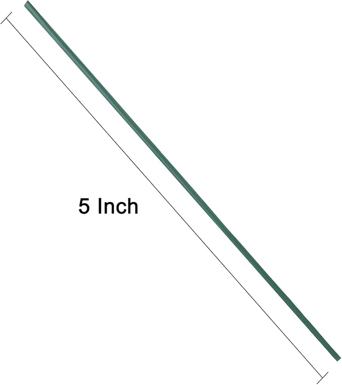 Tangyinrd 300 pcs 5 inch Blackish Green Plastic Twist Ties, Cable Ties, for Bags, Gardening Tools