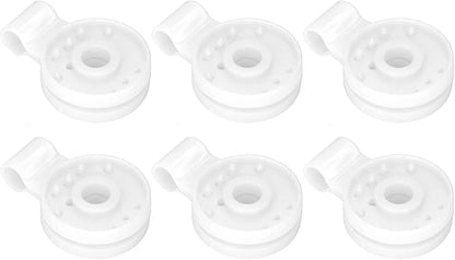 100pcs Shade Cloth Plastic Clips Heavy Duty Lock Grip, Bird Proof Shade Cloth Sunshade Clips for Outdoor Garden Greenhouse (White)