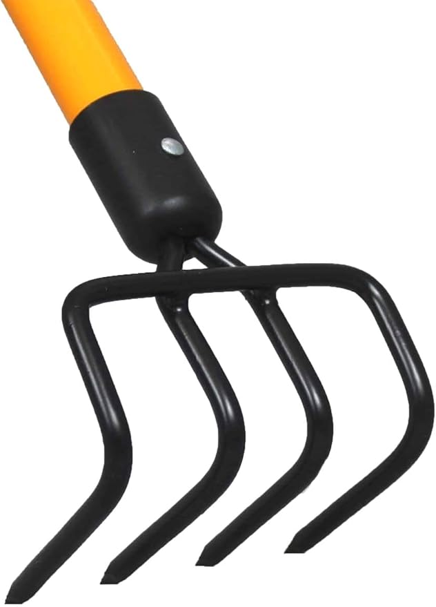Ashman Garden Cultivator (1Pack)– Sturdy Hand Tiller/Cultivator – Heavy Duty Blade for Digging, Loosening Soil and Weeding – Rubber Grip Handle for a Strong Hold – Rust Resistant