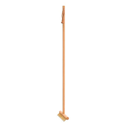 Redecker Rug Fringe Comb, Eco-Friendly Carpet Rake, Oiled Beechwood, 28-1/3-Inch Handle, Made in Germany