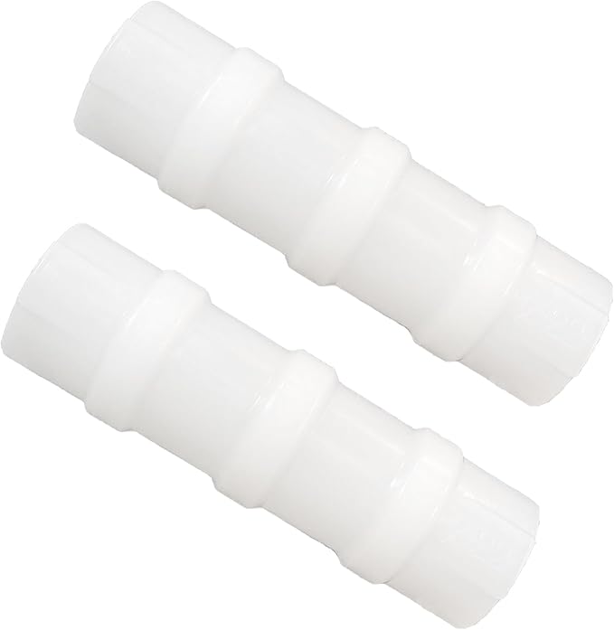FDXGYH 20 Pcs Greenhouse Film Clamps ABS Snap ClampTube Clip Garden Buildings Tube Clip for 1/2" PVC Pipe（White）