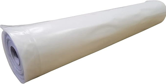 Farm Plastic Supply - Clear Greenhouse Plastic Sheeting - 6 mil - (40' x 25') - 4 Year UV Resistant Polyethylene Greenhouse Film, Hoop House Green House Cover for Gardening, Farming, Agriculture