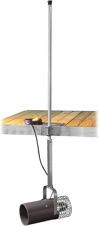 Scott Aerator 1 Horse Power, 115V Muck Blaster -100ft Cord | 1HP Aquasweep w/Dock Mount | Water Circulator | Water Agitator | Water Mover | Muck Blower