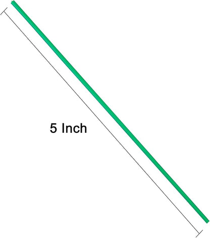 Tangyinrd 300 pcs 5 inch Green Plastic Twist Ties, Cable Ties, for Bags, Gardening Tools