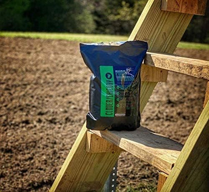 Pure Whitetail Clover/Chicory | Select Seed Blends | All Season Whitetail Deer & Turkey Perennial Food Plot Seed | Drought Resistant | Easiest Turkey & Deer Feeders | Plants 1 Acre | 5 lb Bag