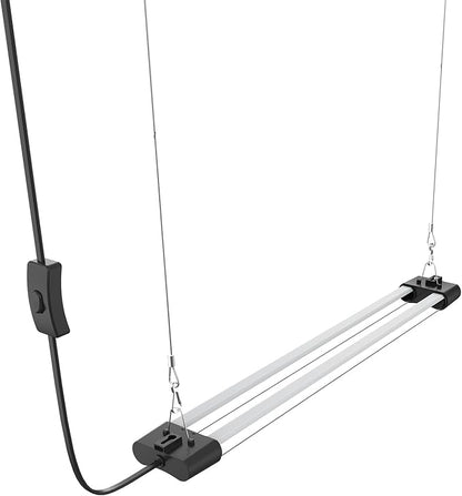 LED Grow Light Full Spectrum Light Linkable 5000K Daylight + 660nm Red Indoor Plant Lighting Fixture (2 FT)