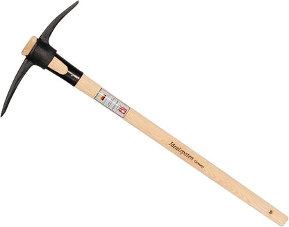 IDEALSPATEN - Made in Germany Since 1899 - Kassel Pick Axe - Professional Pick for Trenching Digging Hard Ground Soil, 5.75lb - 36.5in (Kassel)#IS410