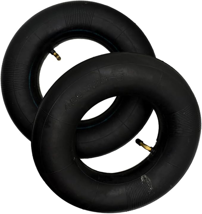 4.00/3.50-6 Replacement Inner Tube, (2 pack), with TR87 Bent Valve Stem, for Hand Trucks, Utility Cart, Lawn Mowers, Wheelbarrows, Dollys, Yard Carts,Wagon (4.00/3.50-6 TR87(2 Pack))