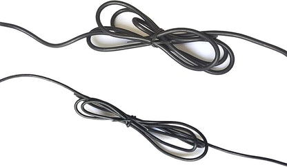 1000 pcs 8 inch Black Cable Twist Ties Plastic Twist Ties with Rugged Metal Innercores Reusable Fastening Cable Cord Wire Ties