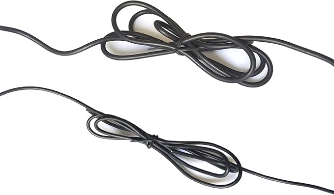 1000 pcs 6 inch Black Cable Twist Ties Plastic Twist Ties with Rugged Metal Innercores Reusable Fastening Cable Cord Wire Ties