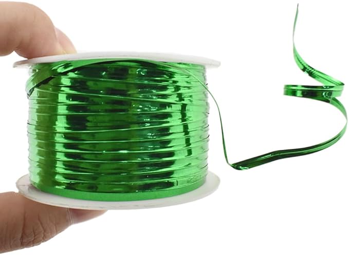 HAHIYO 100Yards/300Feet/91M Green Metal Twist Ties Bread Candy Coffee Bag Ties Plant Garden Twist Ties for Cellophane Treat Bag Gift Wraping Bag Plastic Bag Halloween Party Cake Present Art Craft
