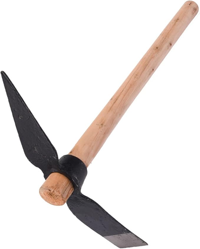 Garden Hoe Pick Garden Pick Mattock Multipurpose Hand Tool Digging Weeding Seeding Turning Soil Mining Tools