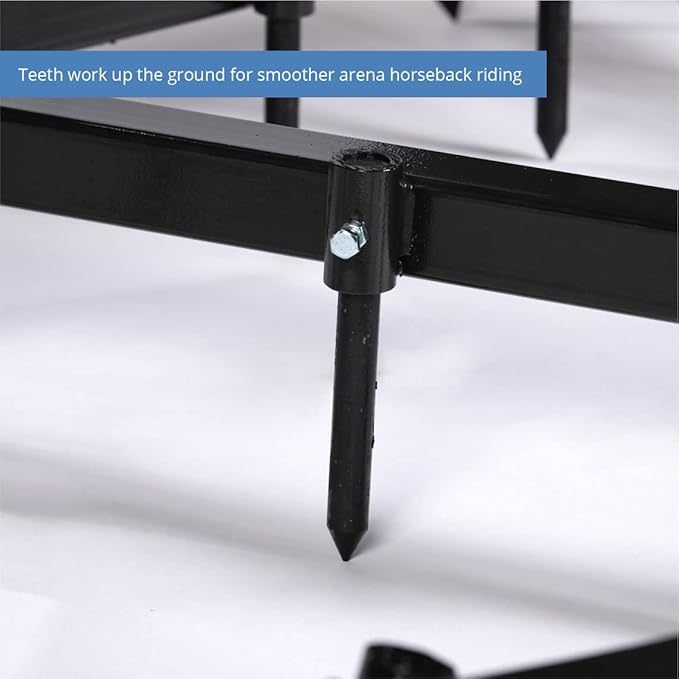 Titan Attachments Arena Spin Harrow Groomer 72" Cat 1 3 Point Quick Hitch HD (Add Optional Rake Attachment: Yes)