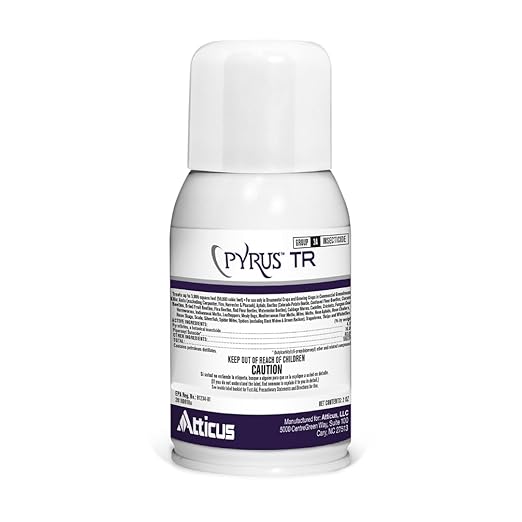 Atticus Pyrus TR Greenhouse Fogger (2oz) - Total Release Pyrethrin Insecticide/Miticide - Controls Mites, Thrips, Aphids, Whiteflies, and Fungus Gnats (Packaging May Vary)
