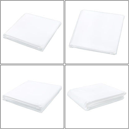 10 x 40FT Greenhouse Plastic Sheeting, 6 Mil Heavy Duty Clear Polyethylene Film, Covering for Gardening, Farming