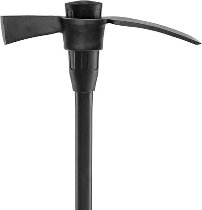 INTERTOOL Cutter Mattock - 36” Digging Tool for Gardening with Cutter & Adze - Non-Slip Fiberglass Handle HT08-0307