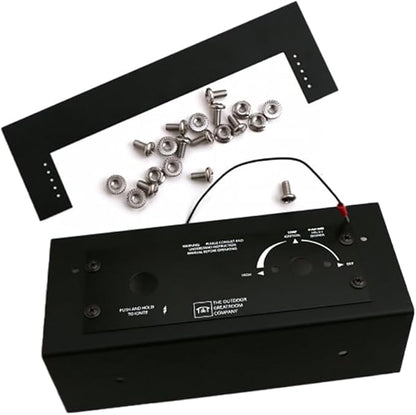 The Outdoor GreatRoom Company Round DIY Hardscape Gas Fire Pit Kit (DIY-42RD-K), 42-Inch