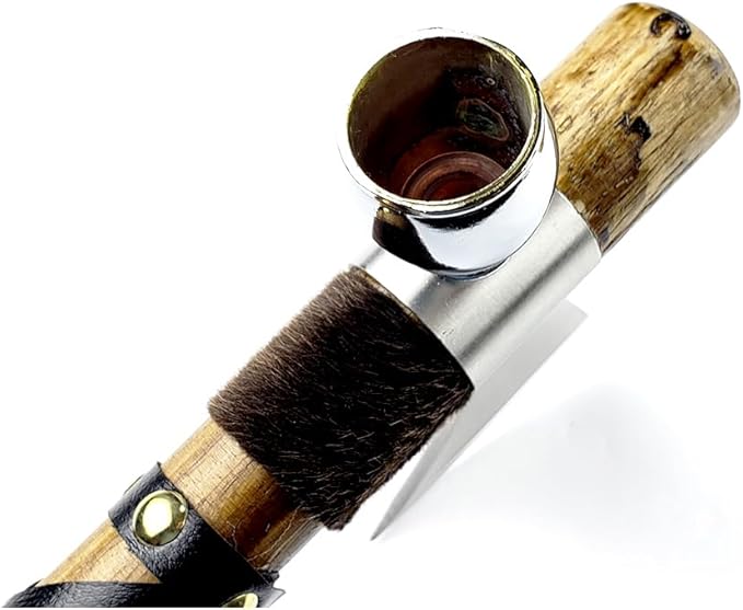 PS 19" Tomahawk Axe Hatchet with Pipe Function. for Camping, Home Decoration, Outdoor Sports Uses