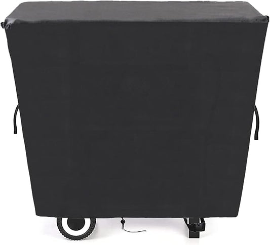 Kingling Grill Cover Fits for Captiva Designs 2-Burner Propane Gas Grill, Waterproof Heavy Duty Barbecue Griddle Cover - 37''x20''x35''