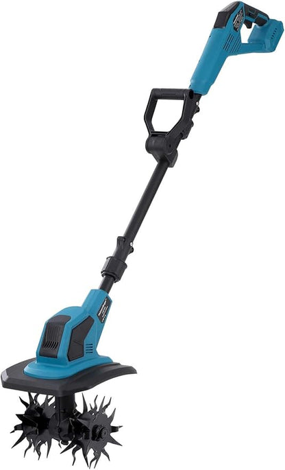 Cordless Tiller Cultivator Compatible with Makita 18V Battery(Not Included),Folding Electric Rototiller,Garden Tiller for Garden Lawn
