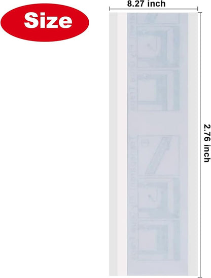 Mosqueda Window Fly Traps, 50 Packs Sticky Fly Traps for Indoors, Fly Catchers for Inside Home, Waterproof & Non-Toxic Adhesive Sticky Paper Trap for Mosquitos Bugs Housefy Fruit Fly Flying Gnats